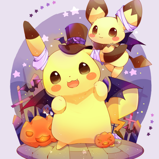 Kawaii Pokémon Halloween wallpaper