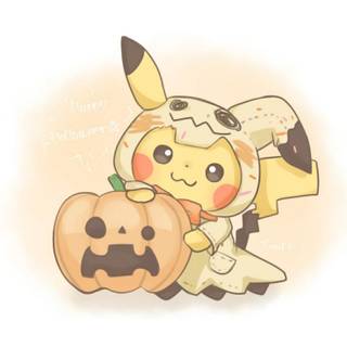 Kawaii Pokémon Halloween wallpaper