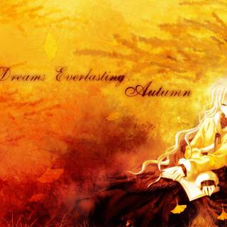 Kawaii anime Thanksgiving wallpaper