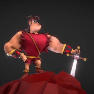 Dave the Barbarian wallpaper