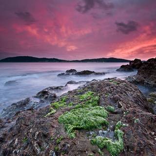 Mediterranean coast wallpaper