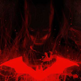 Batman red 4k wallpaper