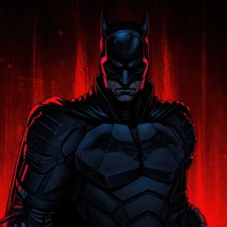 Batman red 4k wallpaper