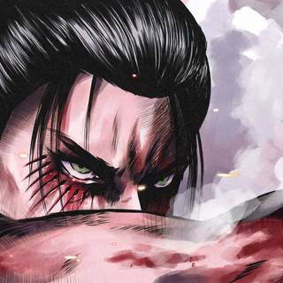 Eren Yeager 4k desktop wallpaper