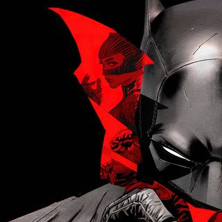The Batman red wallpaper