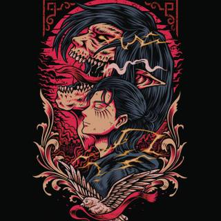 Eren Yeager 4k desktop wallpaper