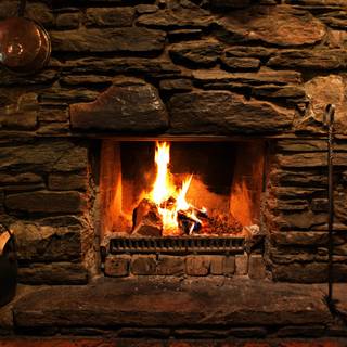 Fireplace 4k wallpaper