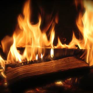 Fireplace 4k wallpaper