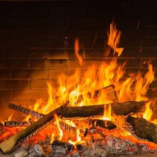 Fireplace 4k wallpaper