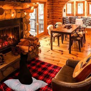 Fireplace 4k wallpaper