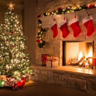 Fireplace 4k wallpaper