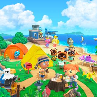 4k Animal Crossing wallpaper