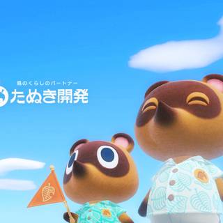 Animal Crossing computer wallpaper