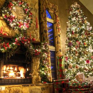 Fireplace 4k wallpaper