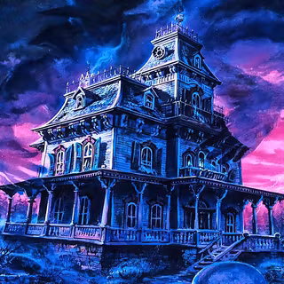 Dark mansion wallpaper