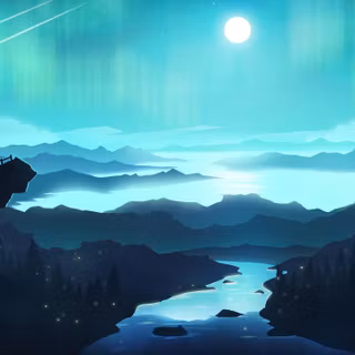 Blue 4k minimalist wallpaper