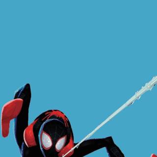 Miles Morales iPhone lock screen wallpaper