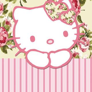Cute Kawaii vertical Hello Kitty wallpaper