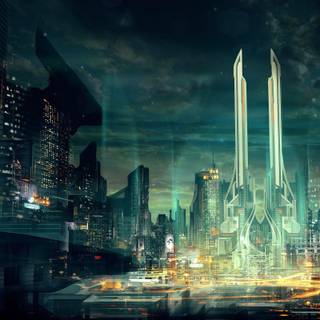 Clean city wallpaper