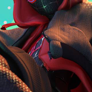Miles Morales iPhone lock screen wallpaper