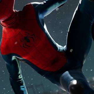 Miles Morales iPhone lock screen wallpaper