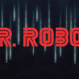 Robot logo wallpaper