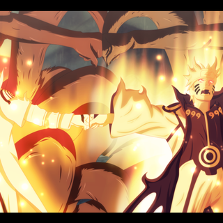 Naruto and Minato 4k wallpaper