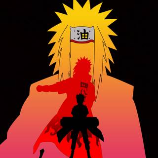 Naruto and Minato 4k wallpaper