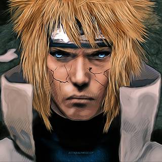 Naruto and Minato 4k wallpaper