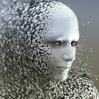 Human head wallpaper