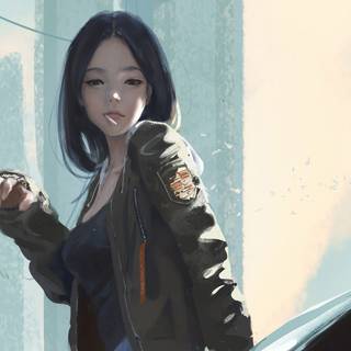 Anime smoking 4k wallpaper