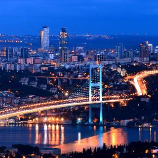 Istanbul night wallpaper