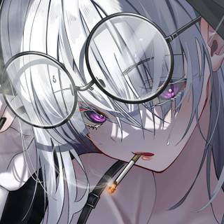 Anime smoking 4k wallpaper