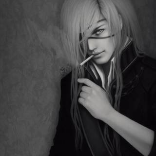 Anime smoking 4k wallpaper