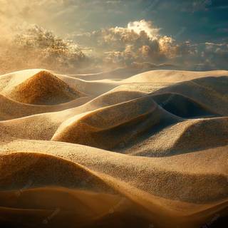 Sand dune 4k wallpaper