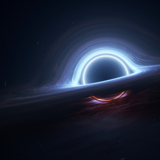 Black hole 3D wallpaper