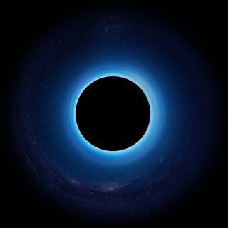 Black hole 3D wallpaper