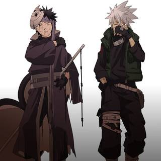 Obito and Naruto wallpaper