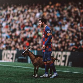 Messi is the GOAT wallpaper