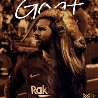 Messi is the GOAT wallpaper