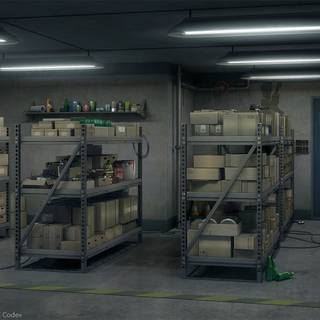 Desktop shelf HD wallpaper