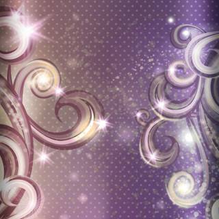 Purple and silver wallpaper