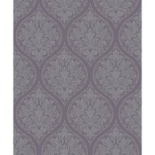 Purple and silver wallpaper