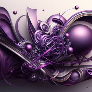 Purple and silver wallpaper