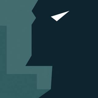 Minimal Android Batman wallpaper