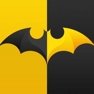 Minimal Android Batman wallpaper