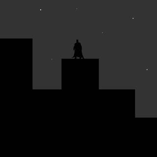 Minimal Android Batman wallpaper