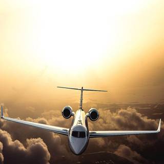 Private jet iPhone wallpaper
