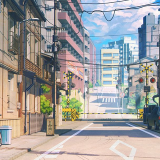 City aesthetic anime wallpaper