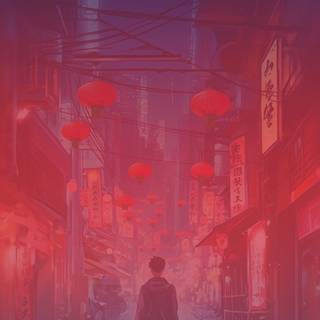 City aesthetic anime wallpaper
